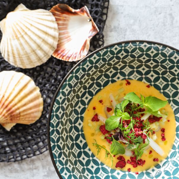 Ceviche di capesante marinate agli agrumi